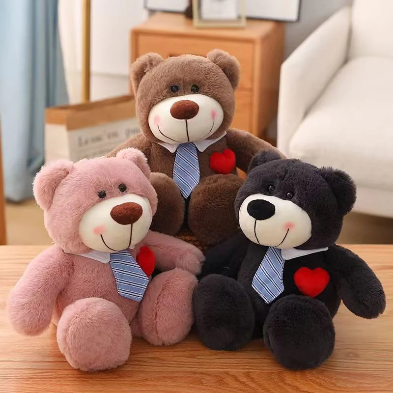 Cute Love Teddy Bear Plush Toy Small Couple Hugging Bear Doll Birthday Gift Throwing Wholesale/Supplier