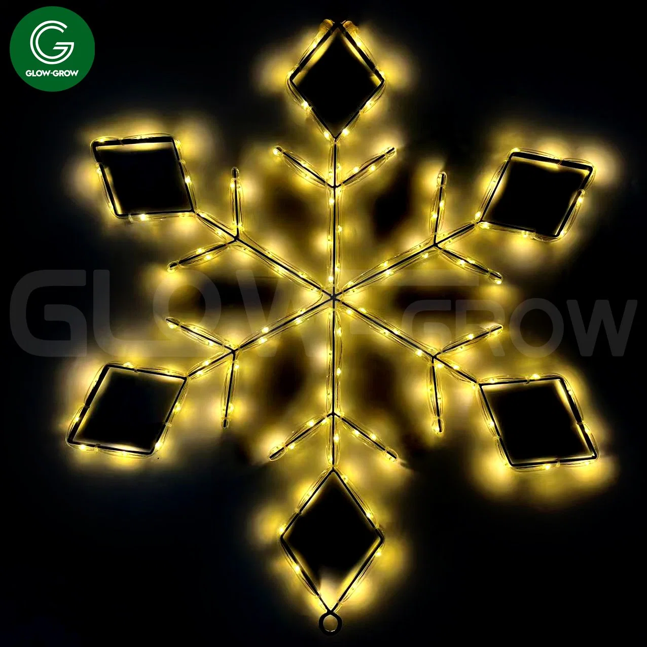 Indoor Snowflake Motif LED Rope Light for Wedding Home House Christmas Xmas Decoration