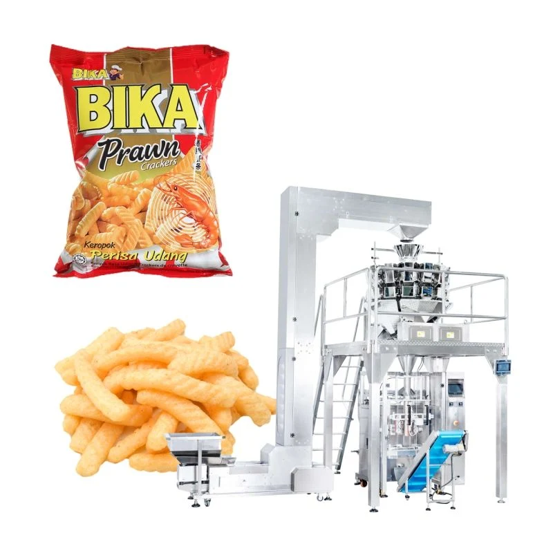 Automatic Weighing Filling Packing Machines Multi-Functions Chips Shrimp Crackers Candy Packaging Machine