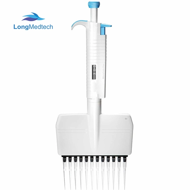 Handling Lab 12-Kanal-Pipette Mit Verstellbarem Glastransfer, Micropette Plus