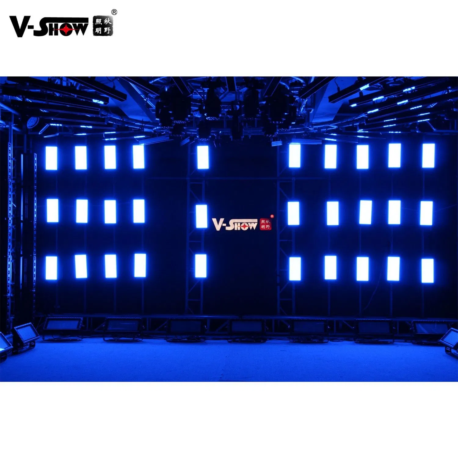 V-Show Strobe DMX LED Light 560W 960 RGB SMD5050 LED Bunte Beleuchtung Bühnenlicht Mixer