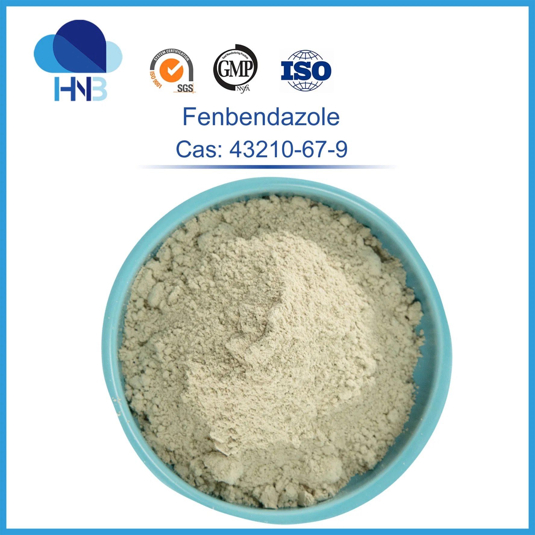 Veterinary Medicine CAS 43210-67-9 99% Fenbendazole Powder