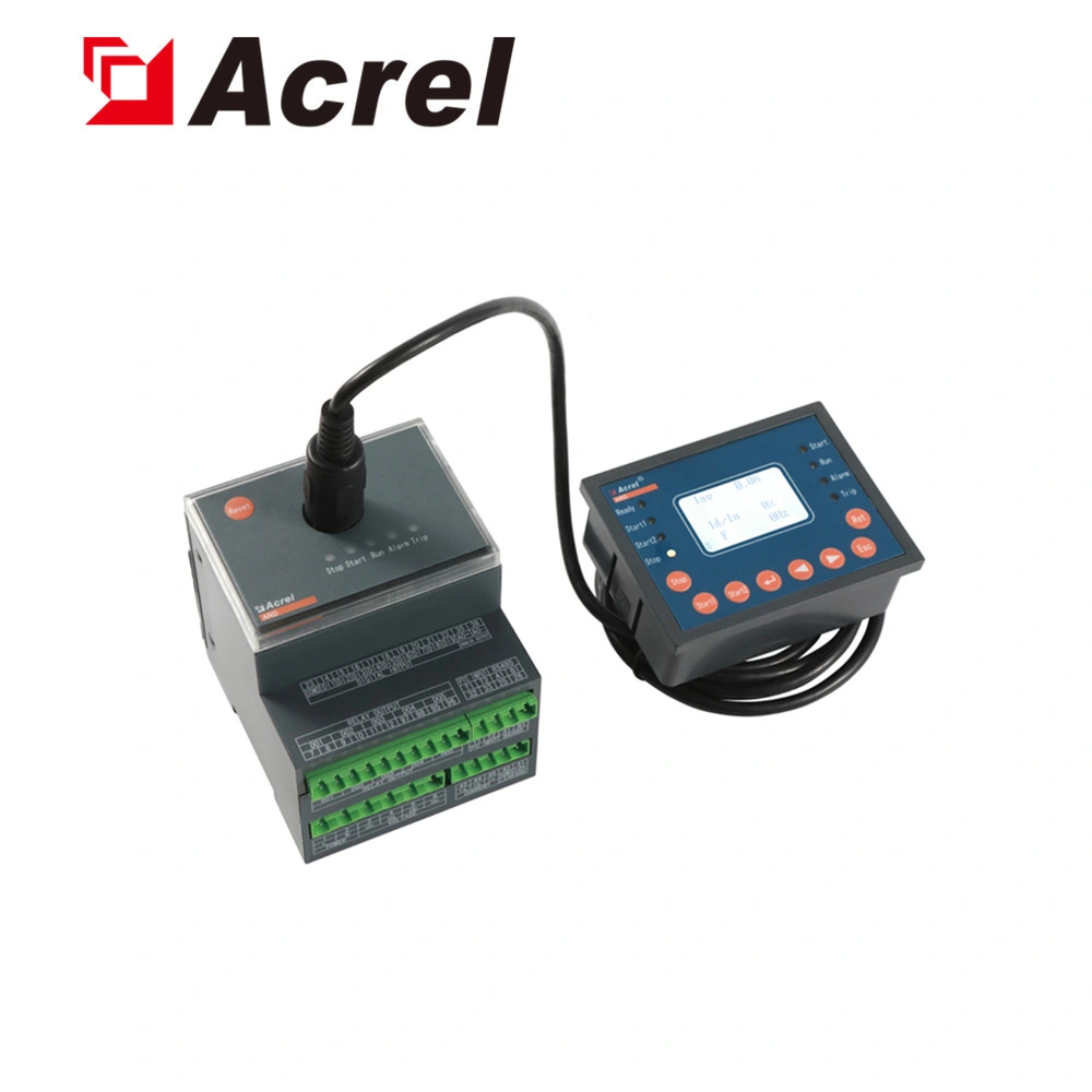 Acrel Smart Protector de motor tiene alarma opcional Modbus RS485 El voltaje de corriente de fuga de electricidad Anti Shake salida analógica 4-20 mA Soe la función de grabación de eventos