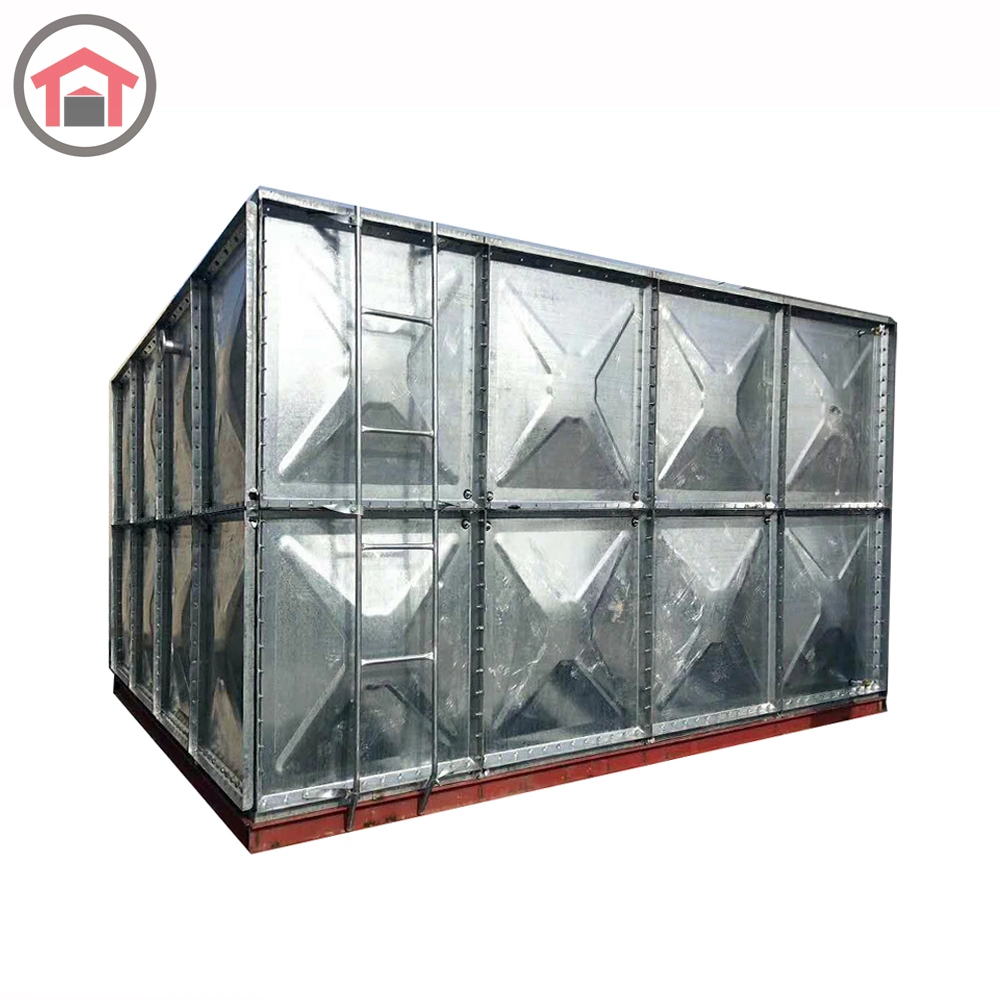 Durable vis modulaire SMC panneau Coupe Large Metal en acier galvanisé de stockage des réservoirs en métal pour le stockage des eaux de pluie