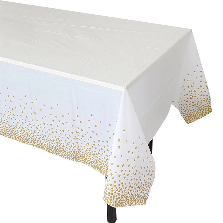 PEVA impermeable de plástico resistente de 137x274cm Mantel desechables