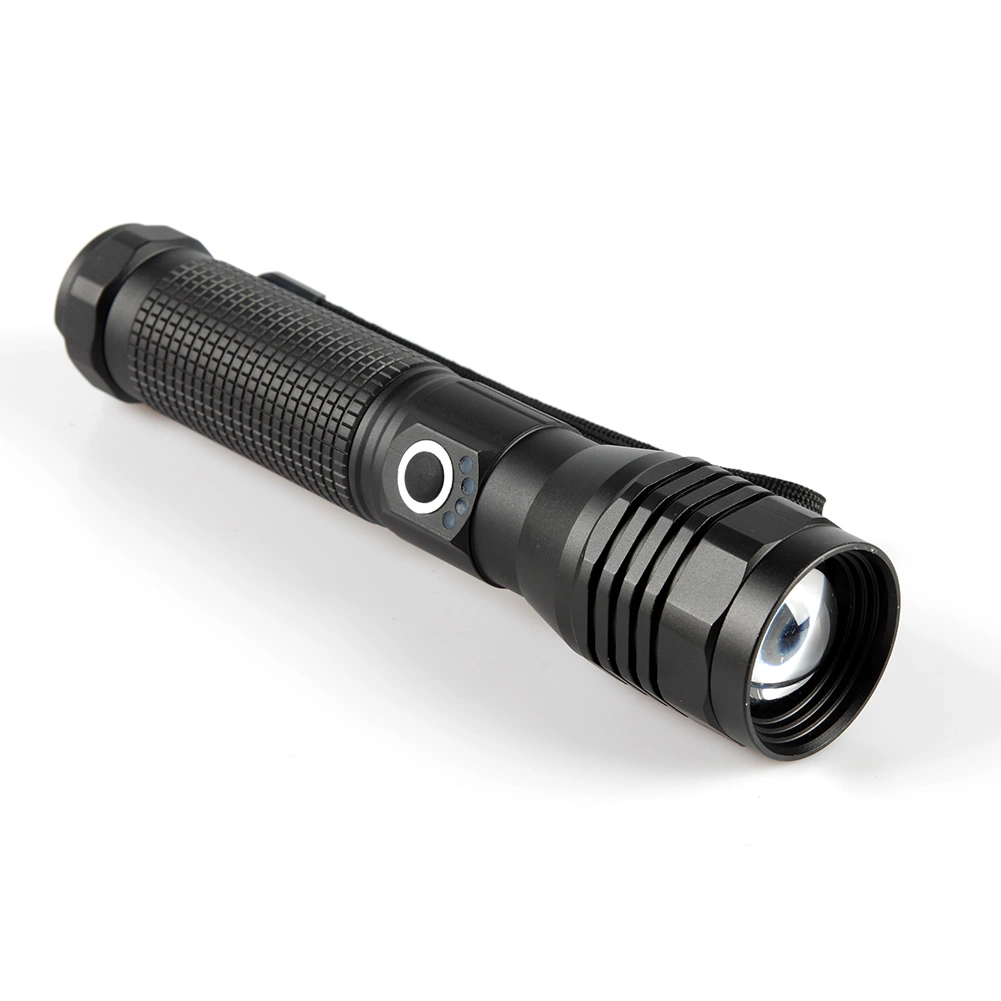 Yichen 1200 Lumen Recargable Zoomable Linterna Táctica LED Portátil Guardian Torch