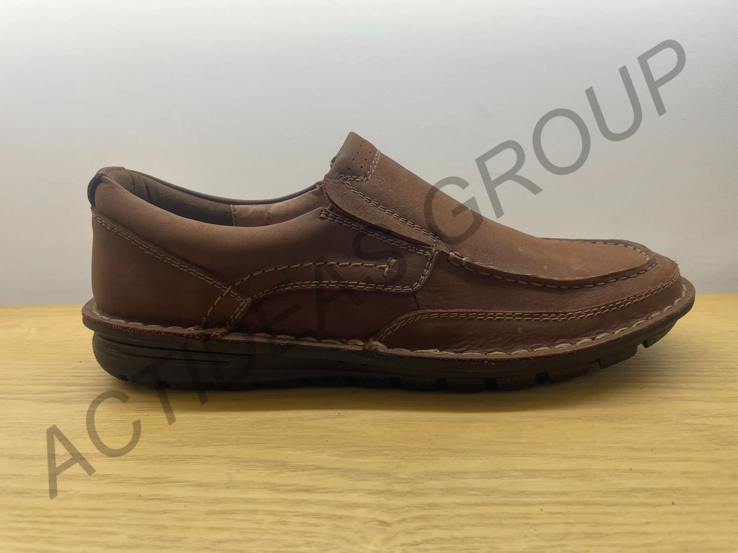 Трусы на моде Круглый носок Leisure Loafers кожаные лодка обувь Обувь для мужчин в стиле ходьбы езда Loafer дешево