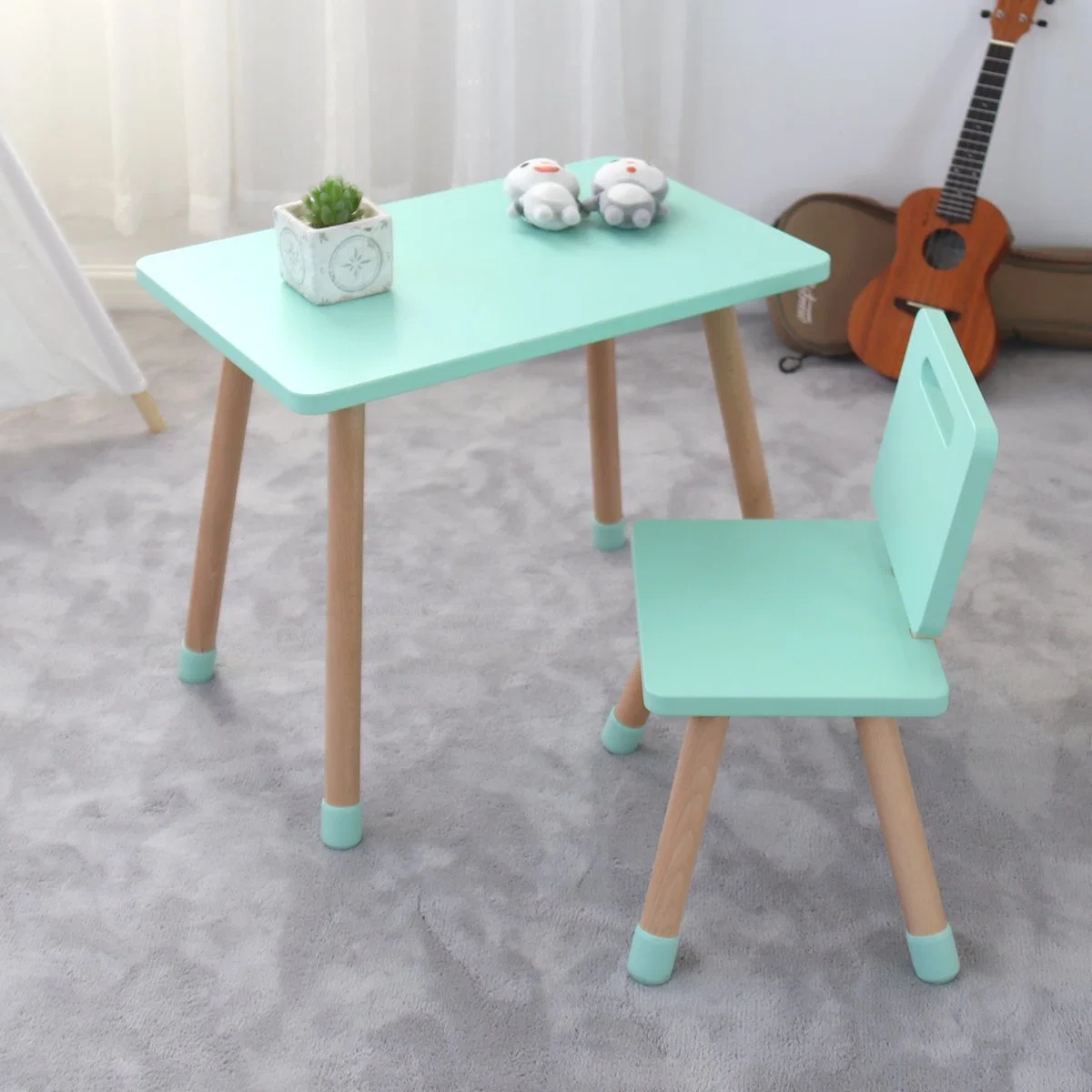 Wholesale/Supplier Preschool Kids Children Furniture Sets Study Table and Chairs Set for Kids