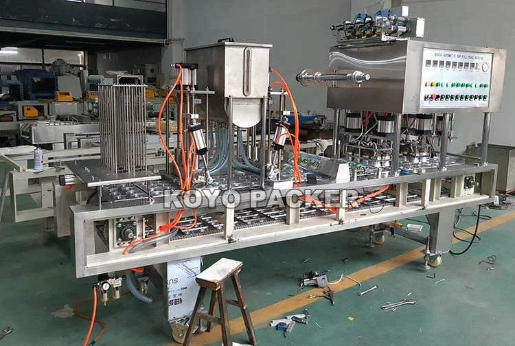 Automatic Water Juice Plastic Cup Forming Filling Sealing Machine