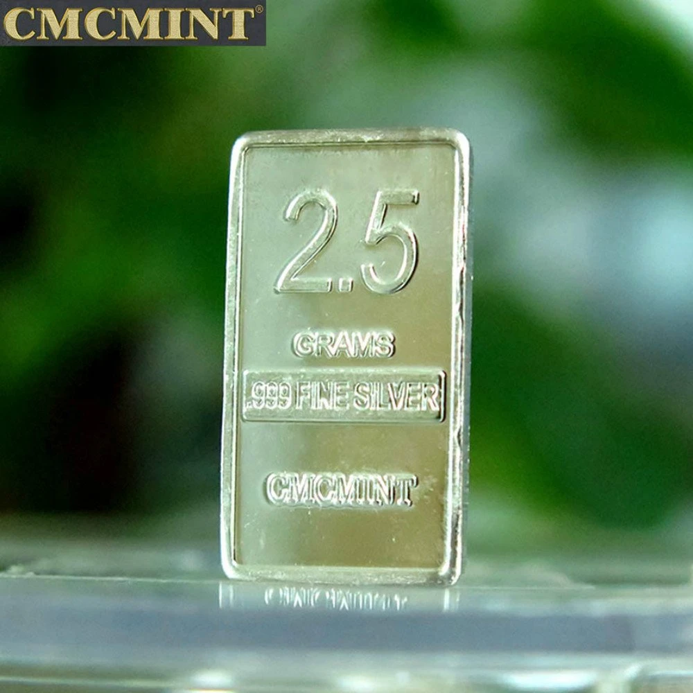 2.5gram Silver CMC Mint Customized Currency