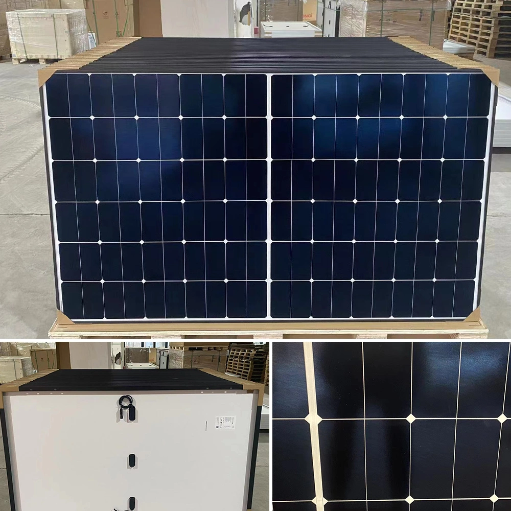 Longi Solar Panel Bifacial 500W 550W 600W 605W 610W 650W Mono Solar Photovoltaic Panel Components EU Warehouse