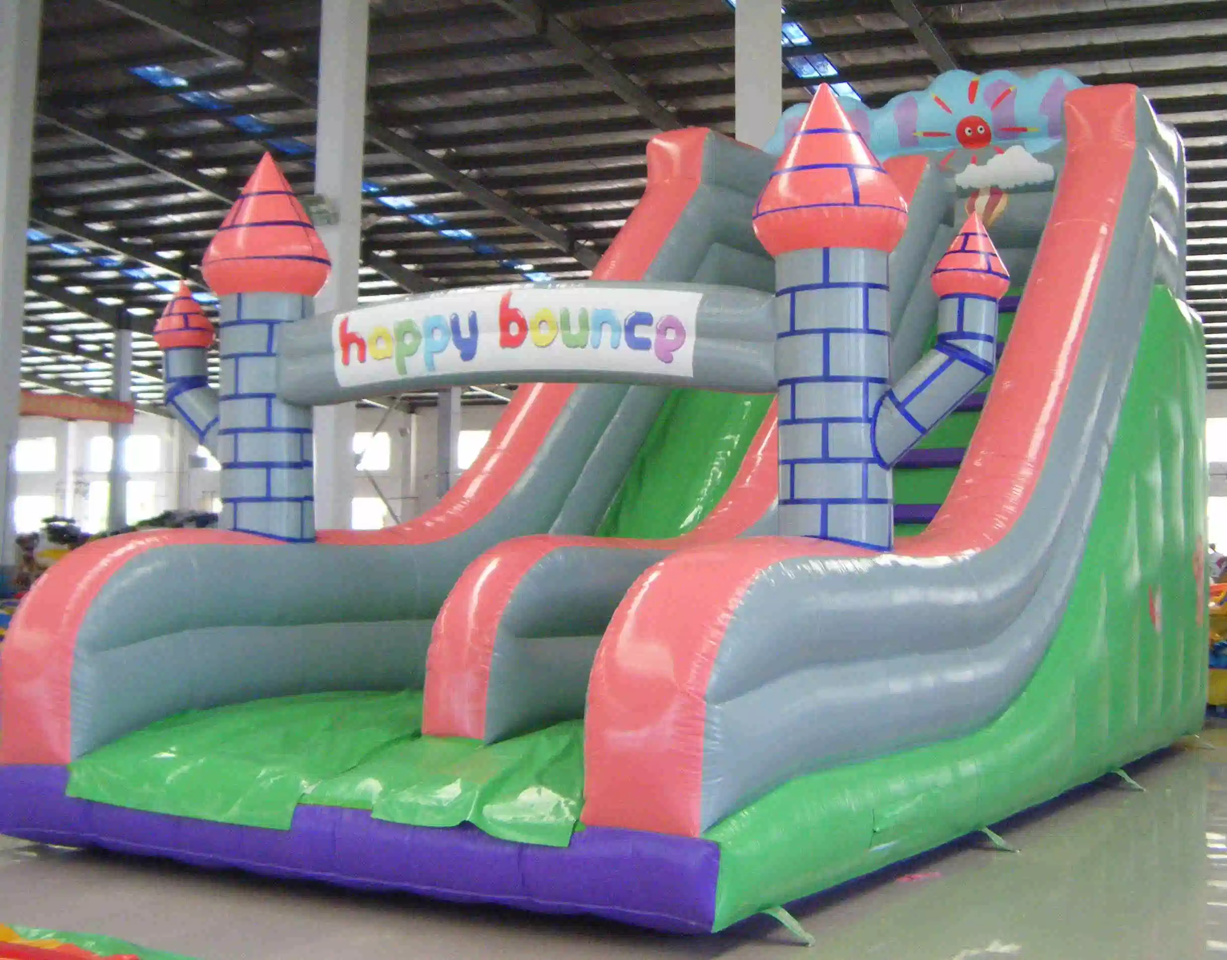 Classic Inflatable Game Toys Castle Bouncer Animal Slide for Kids Park