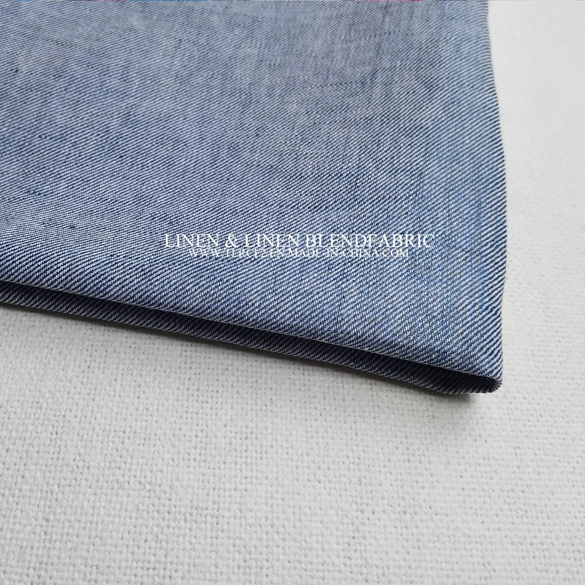 High Quality Blended Chambray Linen Cotton for Jeans