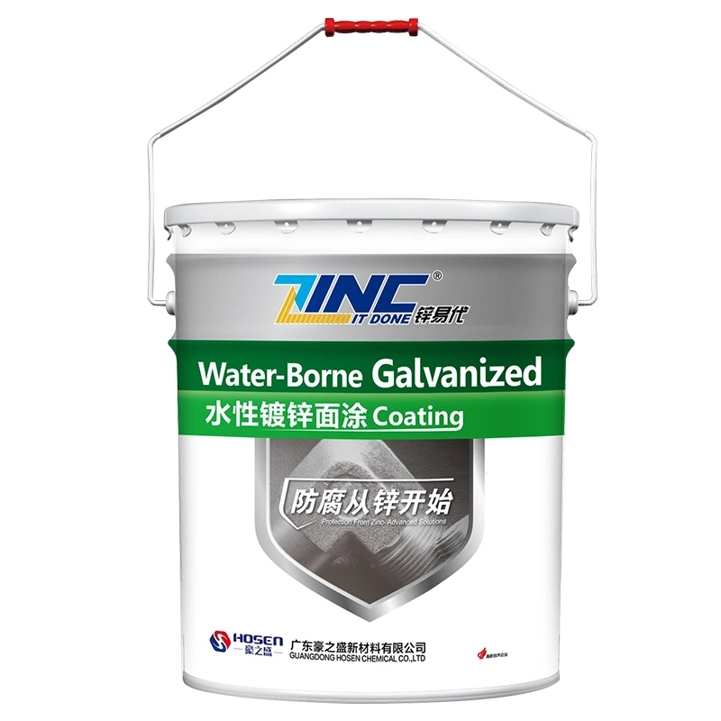 Zinc hecho Revestimiento galvanizado a base de agua, Pintura metálica para metal, revestimiento industrial