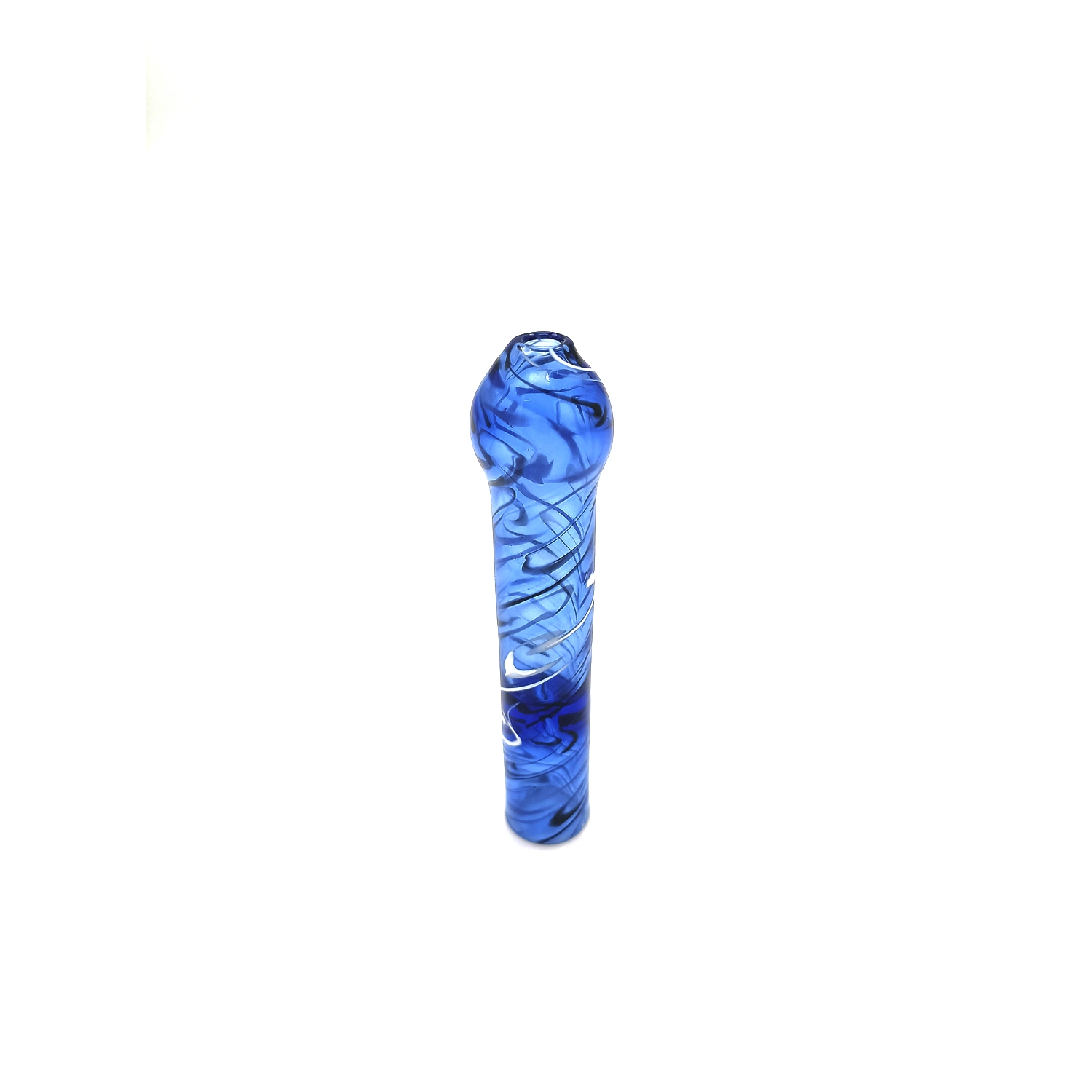 Vidrio portátil transparente impresión Smoking Holder tubo de fumar