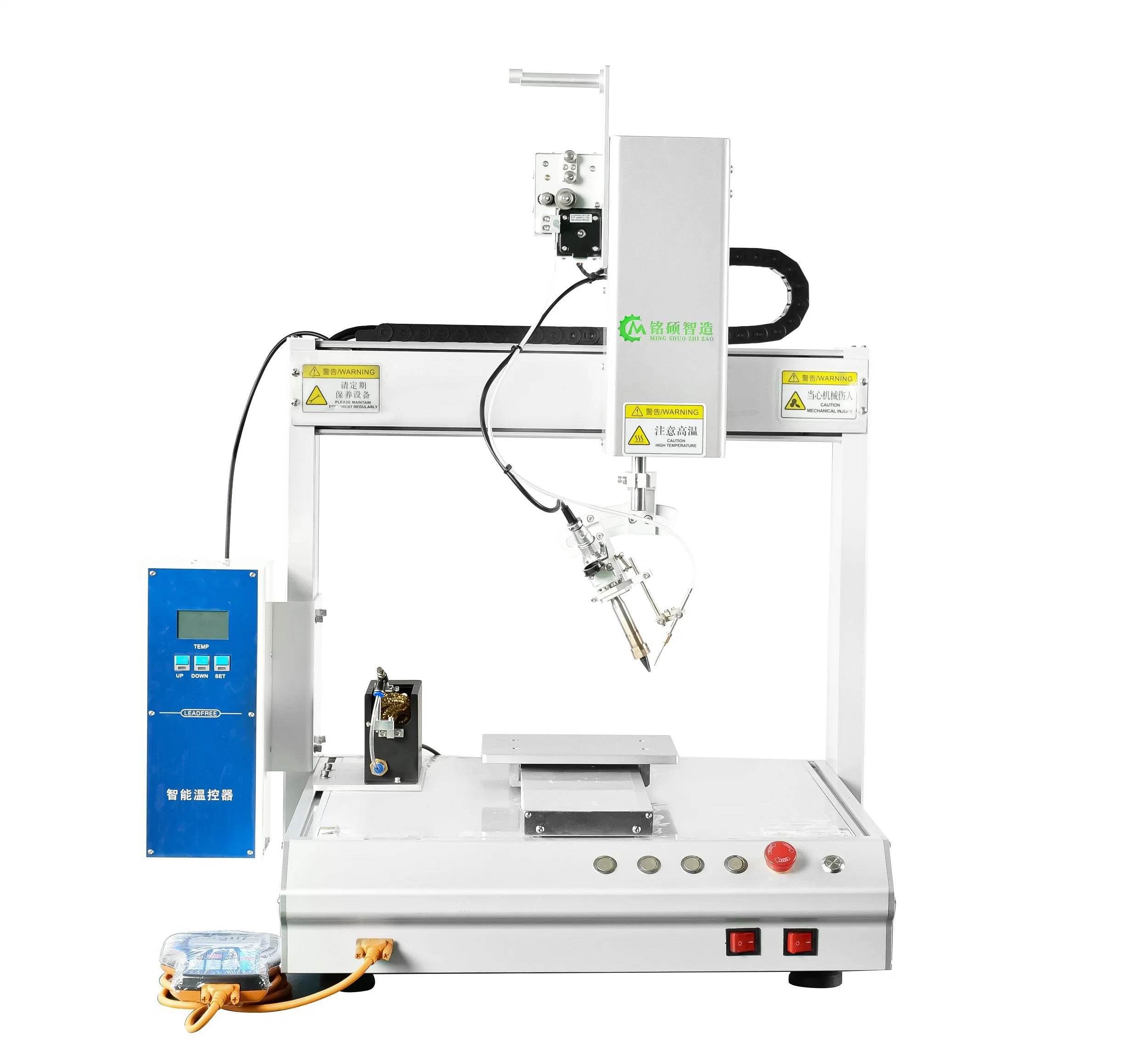 Tabla 4 ejes de soldadura automática Máquina robot Solderieng