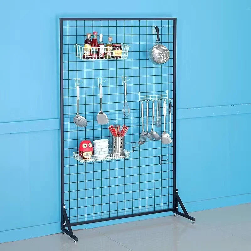 Hanging Peg Wire Mesh Grid Display Rack Shelf for Sale