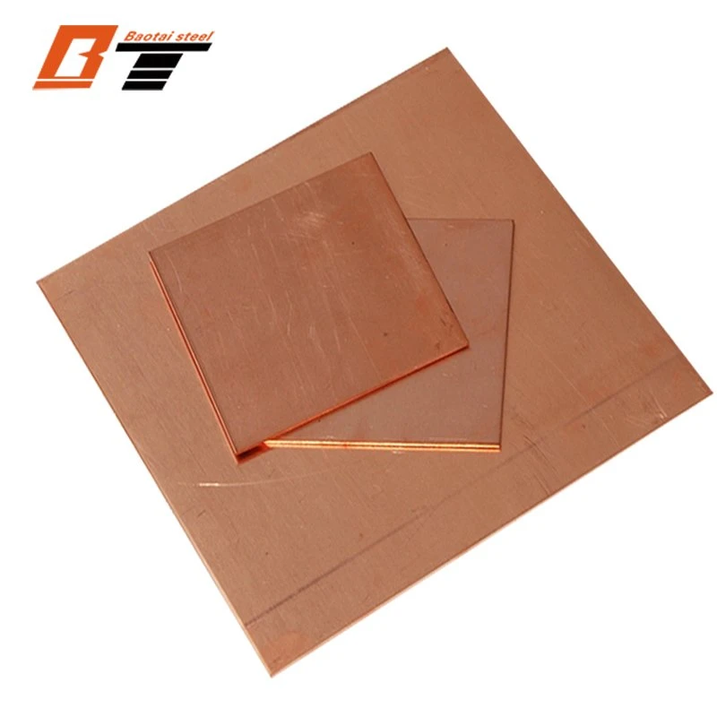 Warehouse Supply 0.5mm Brass Sheet Red Color Copper Brass Plate Copper Nickel Plate