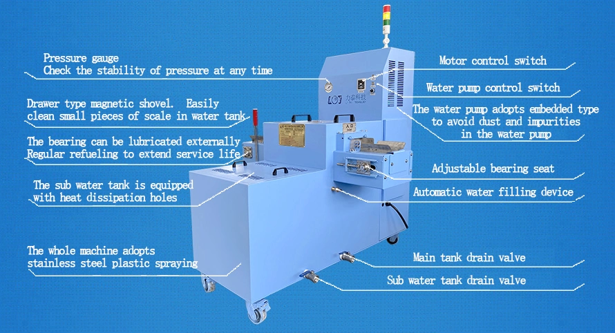 Car Gears Auto Parts 8.25kw Standard Hot Forging Descaling Machine