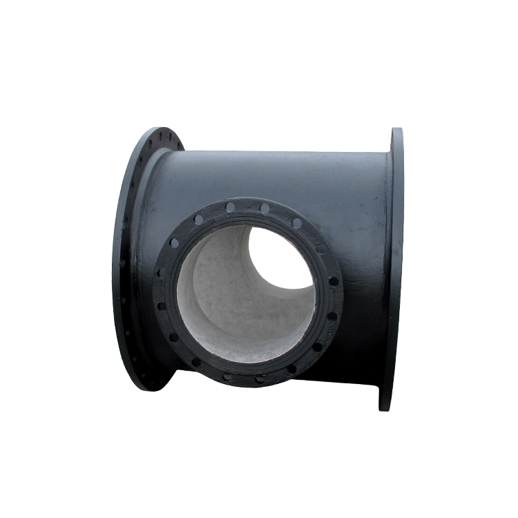 ISO2531 Black Di Ductile Cast Iron All Flanged Cross Pipe Fitting for Water Supply