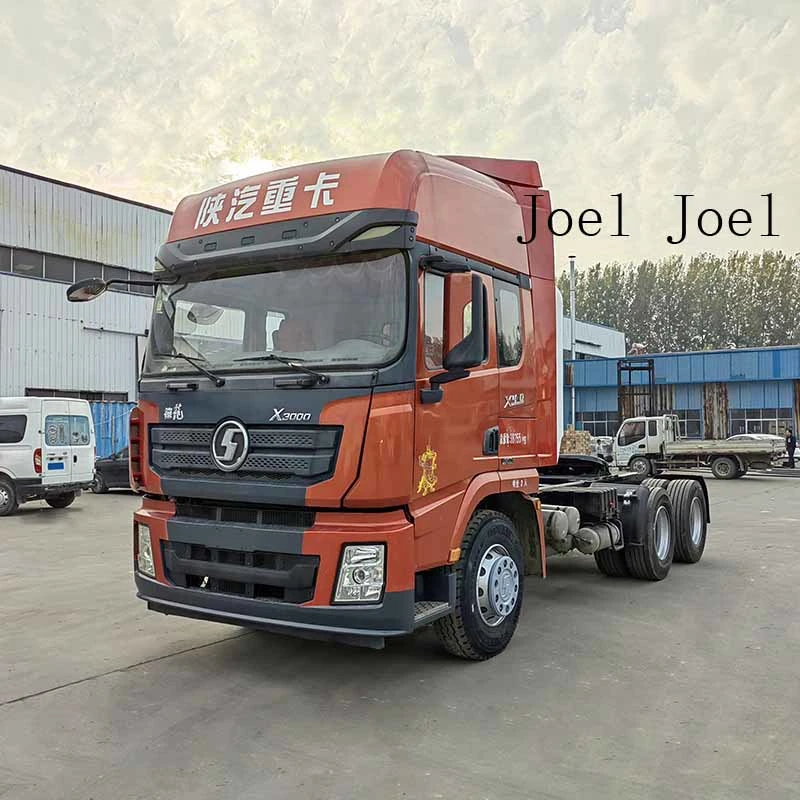 Second-Hand Shacman Original 6X4 CNG Tractor Truck 10 Wheels 40 Ton Towing Design Tractor Truck with Low Price