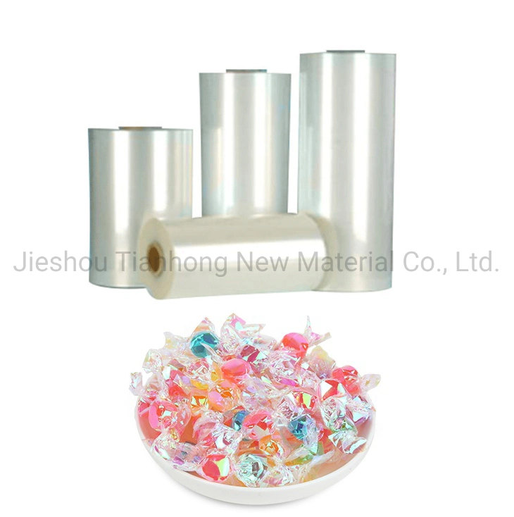 PVC Twist Crystal Packing Film High Gloss PET/PVC Twist Lollipop/Candy Wrapping Film