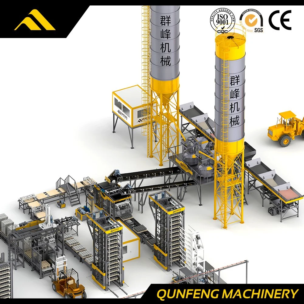 Qf1300 Fully Auto Block Production Line