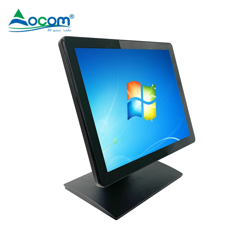 15 Inches Factory Wholesale/Supplier Whole Black Bezel-Free Capacitive LCD Touch Screen POS Monitor