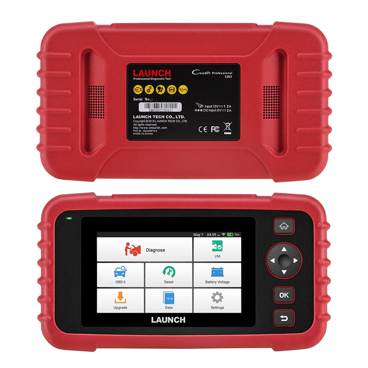 Inicie Crp129X OBD2 Scan Tool escáner OBD2 basado en Android 4 Diagnósticos del sistema aceite SAS EPB Rearme TPMS Código OBDII Lector