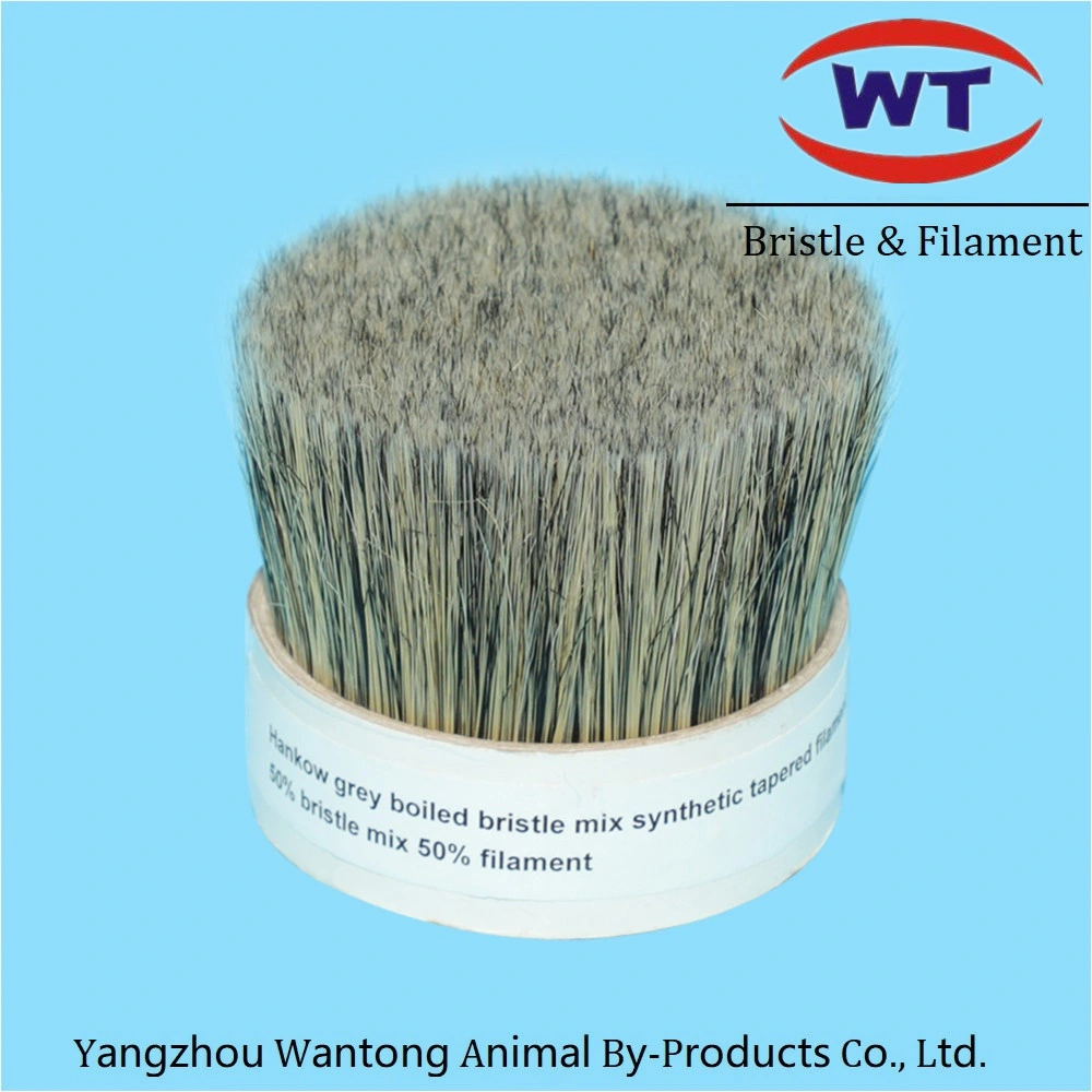 China Pure Bristle Pig Hair Hog Mix Synthetic Monofilaments Manufacturer