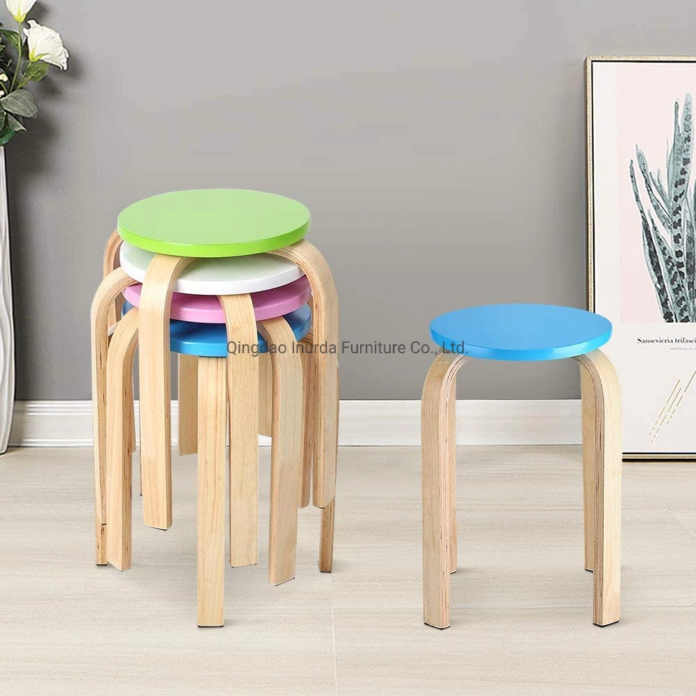 Modern Living Room Bedroom Universal Furniture Children Solid Wood Simple Stool