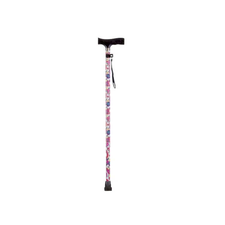 Multi-Color T-Shaped Aluminum Adjustable Weight Strengthening Toe Cane and Foot Single Crutch