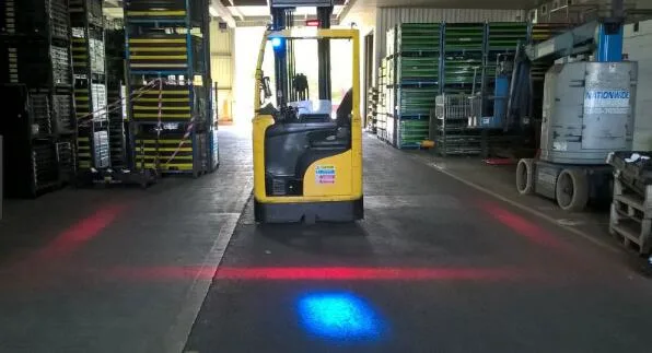 LED Blue Spot Light for Forklift Speed Alert Radar System