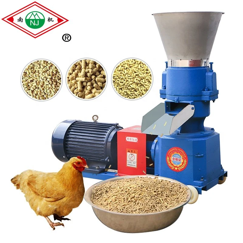 Máquina manual de pellets flotantes para alimentar animales domésticos, aves de corral, pollos y ovejas con mecanismo diferencial.