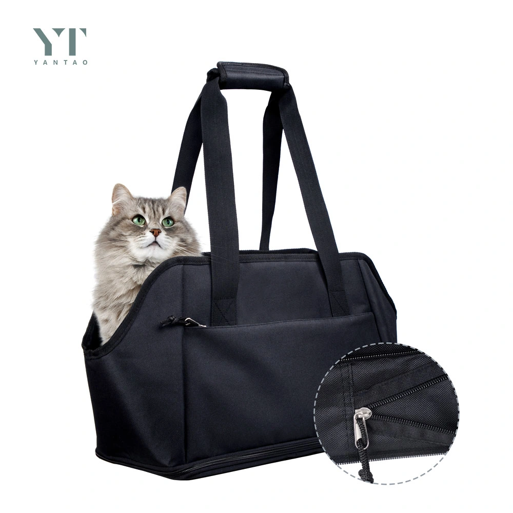 Pet Products Custom Durable Medium Soft Sided Collapsible Cat Dog Pet Carriers Travel Dog Travel Bag