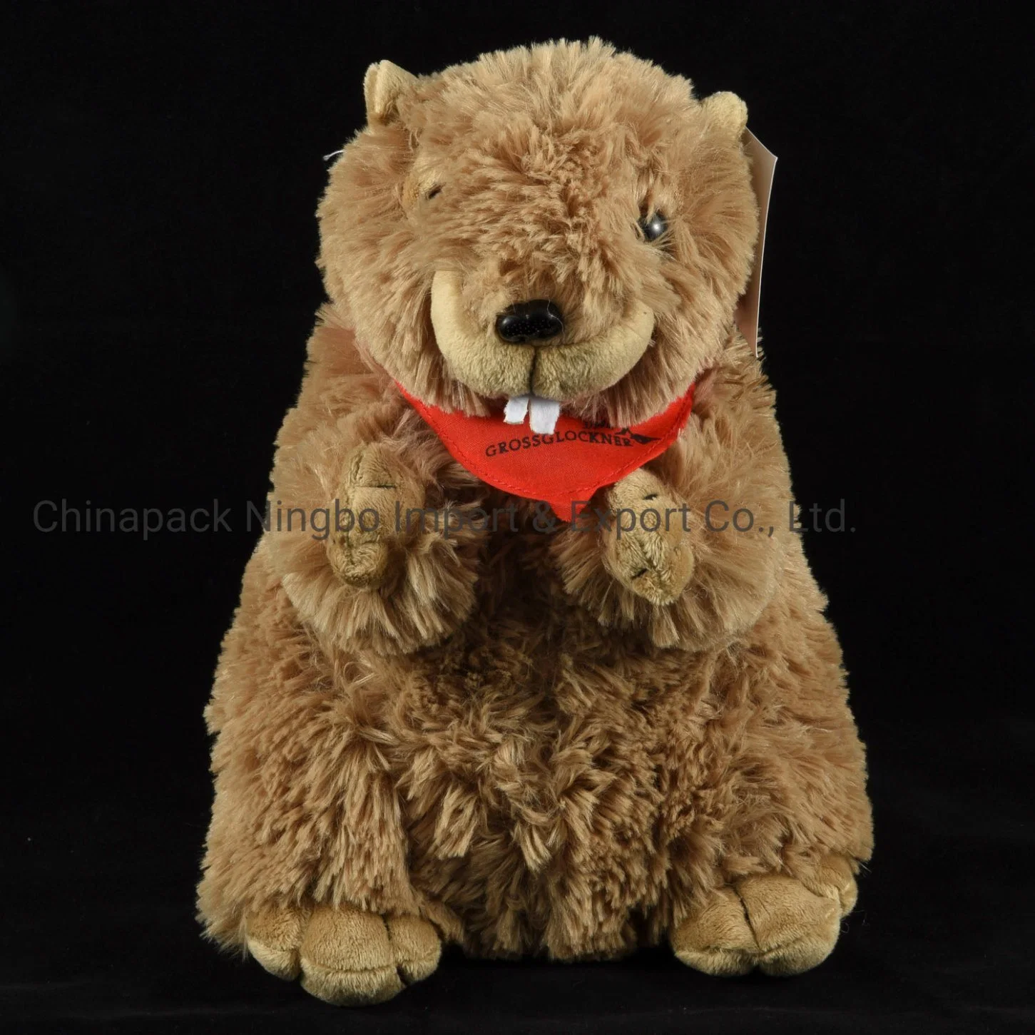 Brown Color Marmot Stand Plush Toy Marmot