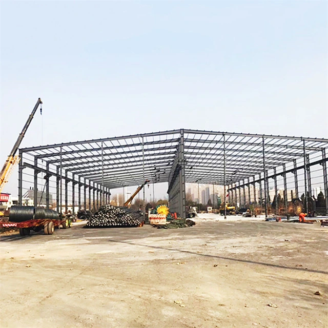 Verified Anti-Earthquake Galvanized Safety Assurance Steel Structure Frame for Warehouse Workshop Hangar