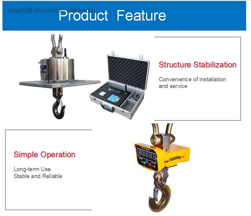 30tons Elektronische Hängehaken Waage Industrial Digital Wireless Crane Wiegen Skalen