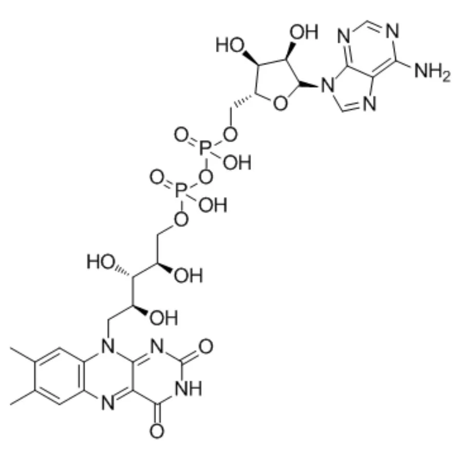 Material de referencia certificado por ISO	Flavin Dinucleótido de adenina grado de pureza 99% CAS no 146-14-5