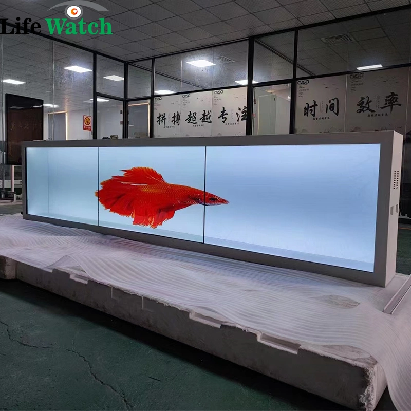 43 Inch 3D Holographic Transparent LCD OLED Screen Digital Signage