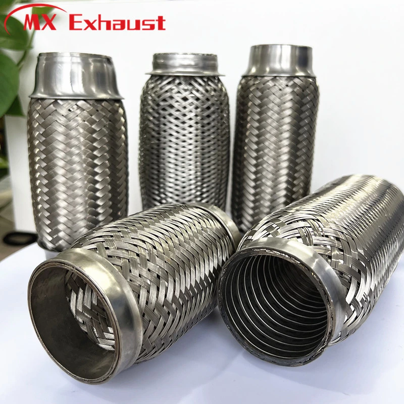 Stainless Steel Flexible Exhaust Pipe/Flexible Soft Connection with Outer Braid Interlock Layer