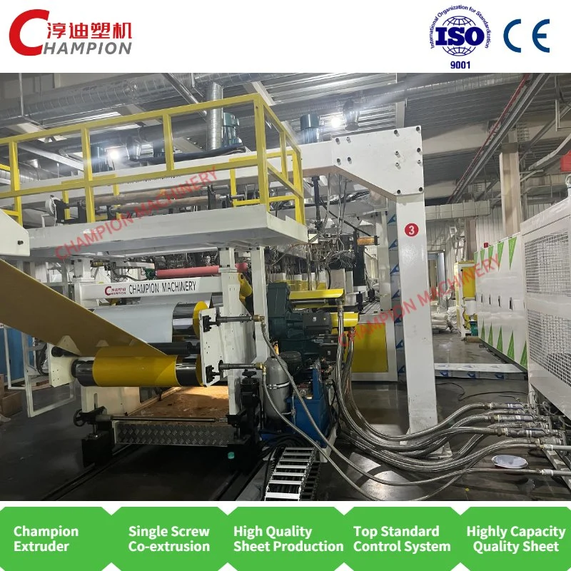 High Speed Polystyrene Rigid Sheet Production Line With Automatic Control
