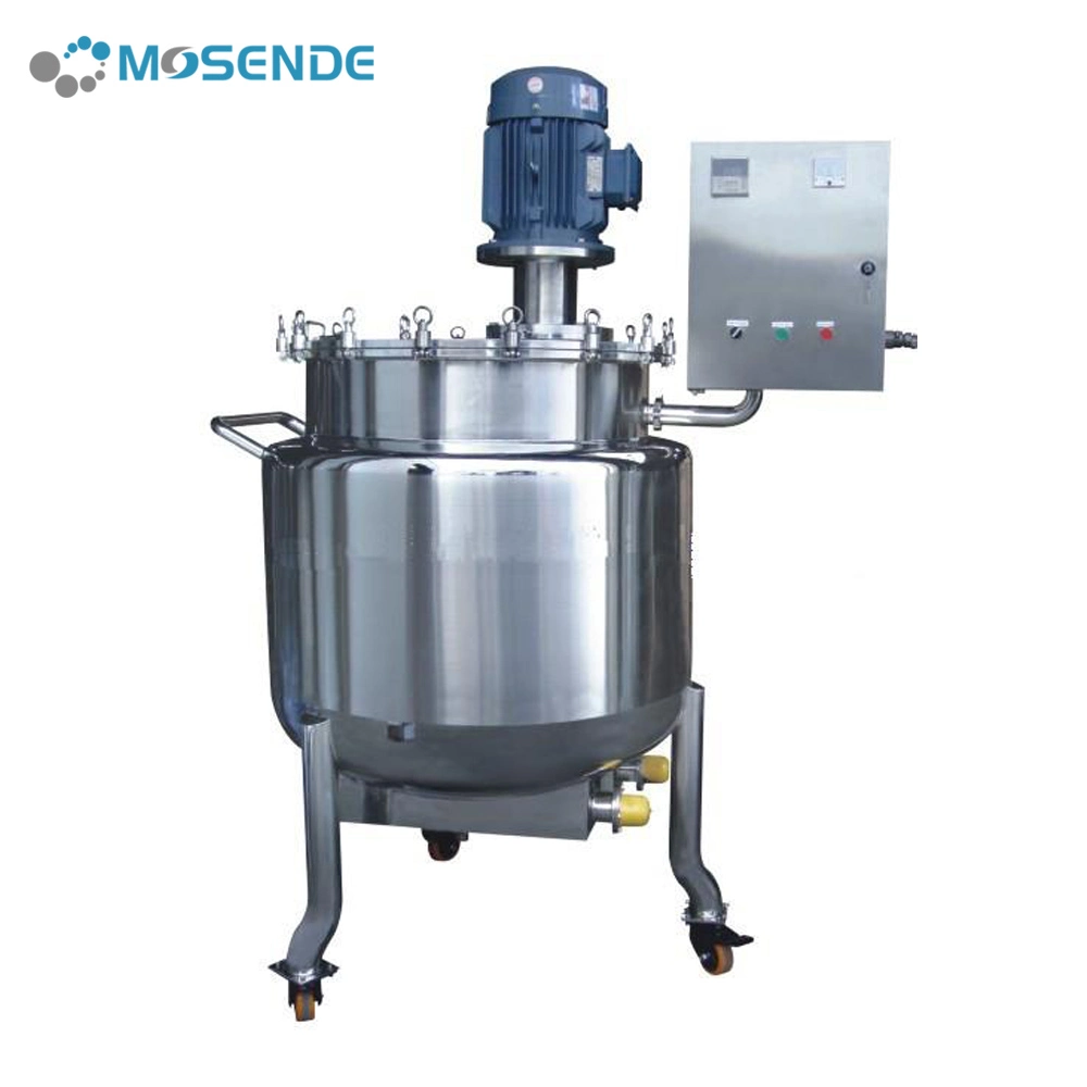 500L Industrial Alcohol Hand Sanitizer Tank Vacuum Emulsifying Mixer Machine Homogenizer