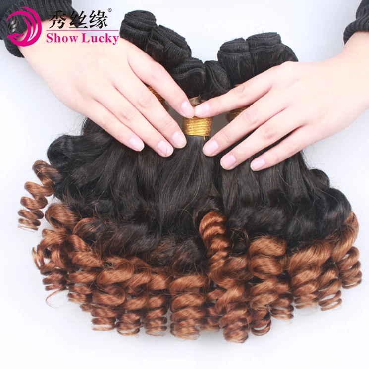 Original Factory Wholesale/Supplier Human Hair Extension Unprocessed Virgin Peruvian Human Hair Bundles Aunty Funmi Hair Weft for Nigeria Women