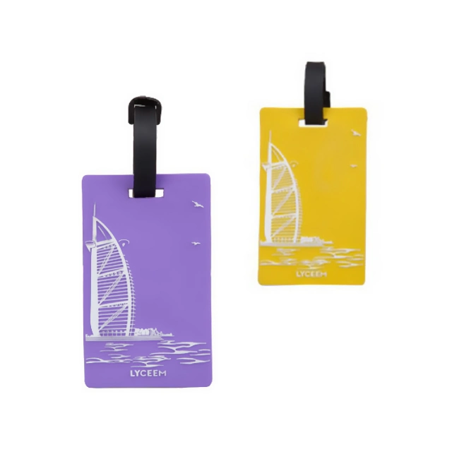 Abrasion Resistance Fashion High quality/High cost performance PVC Luggage Tag Custom Logo