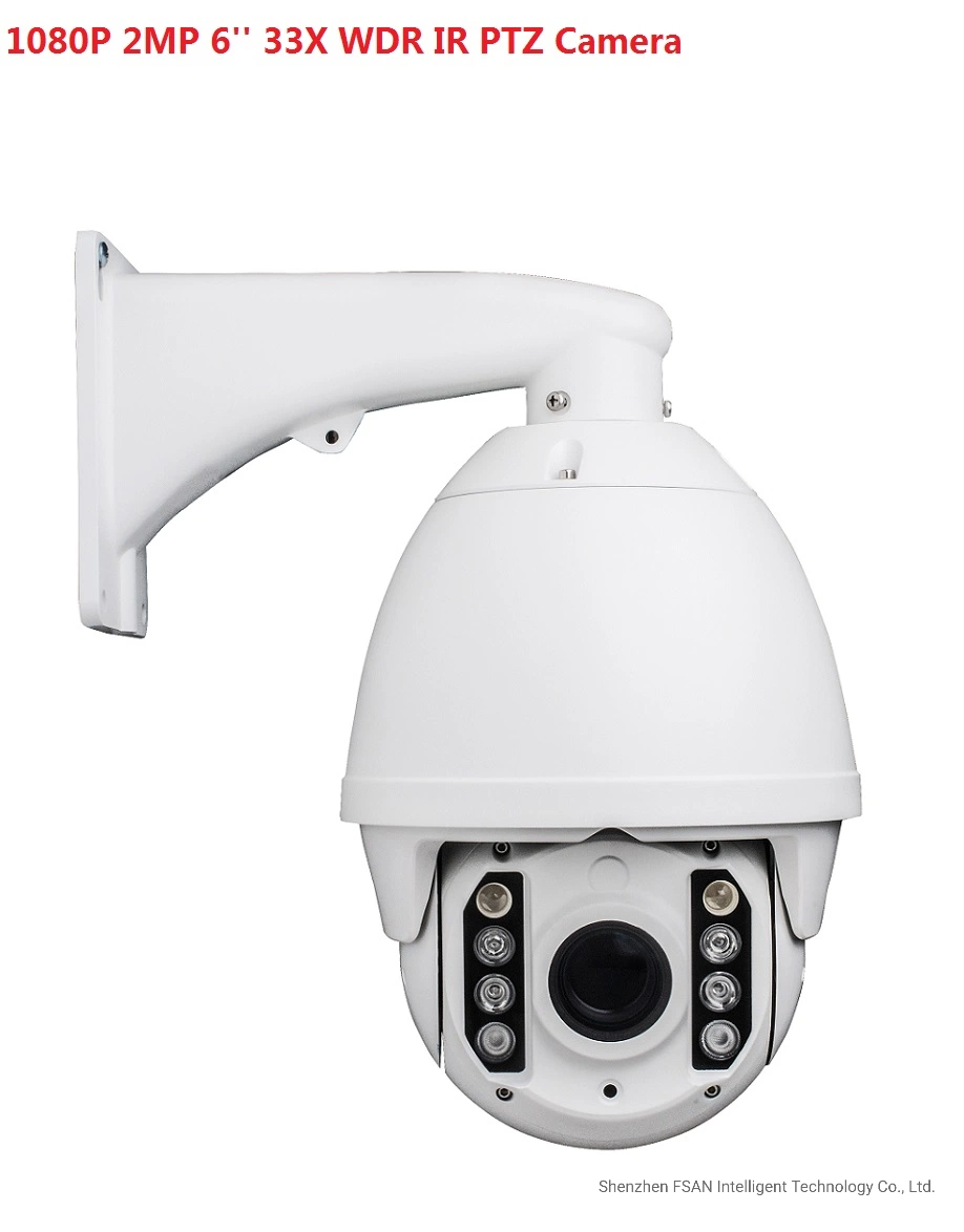 Fsan 2MP 33X 6&prime; &prime; IR Infrared Waterproof Outdoor Network High Speed PTZ Camera