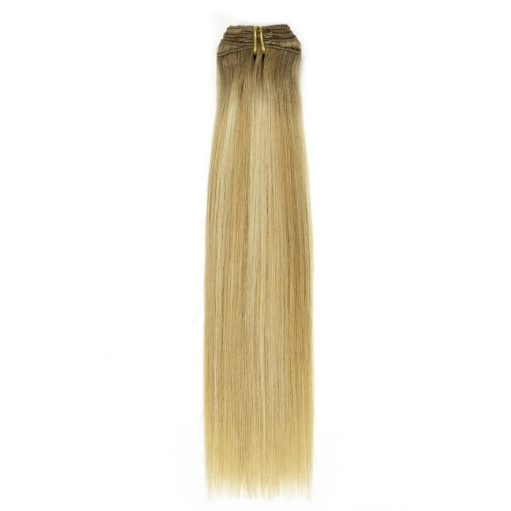 Clip Hair Extension derechos Remy señala doble Clip de encaje en el Hair Extension