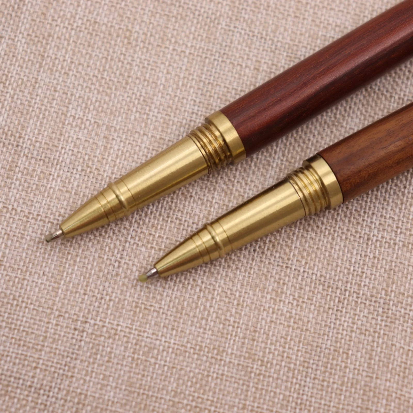 Brass Craft Rosewood Writing Pen in Rosetree Metallic Brass Pen Gift Pen