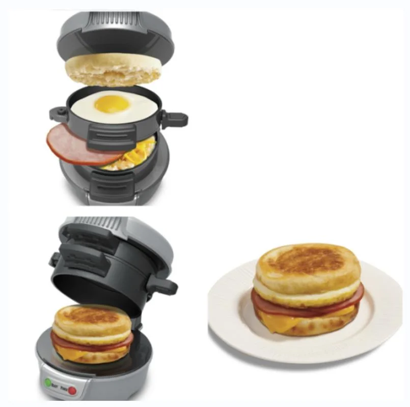 600W Hamburger Maker Desayuno Sandwich Maker