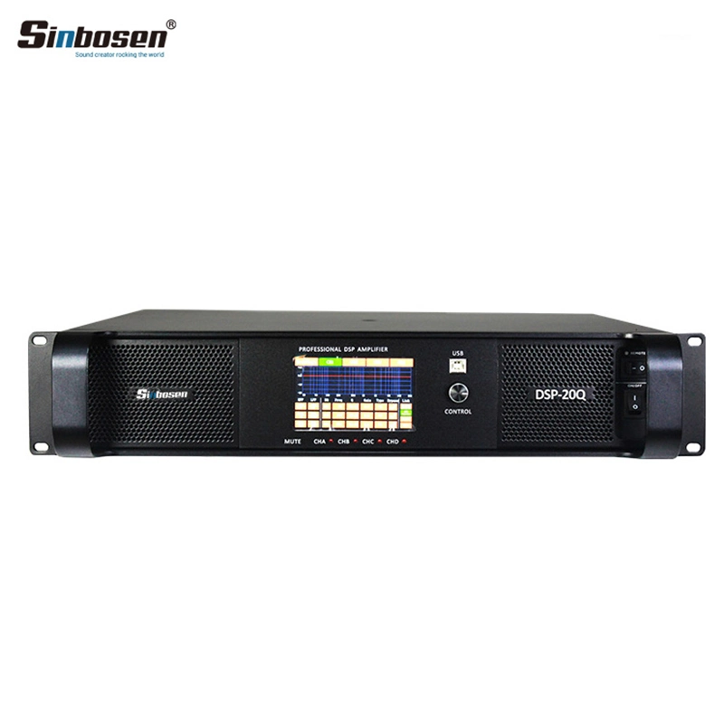 Sinbosen 4 Channels DSP Amplifier DSP20000q Professional Power Amplifier